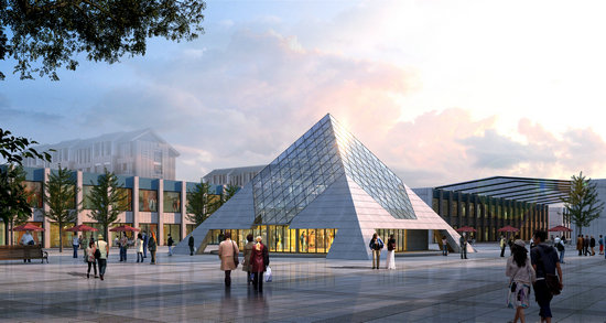 揭阳金字塔网架